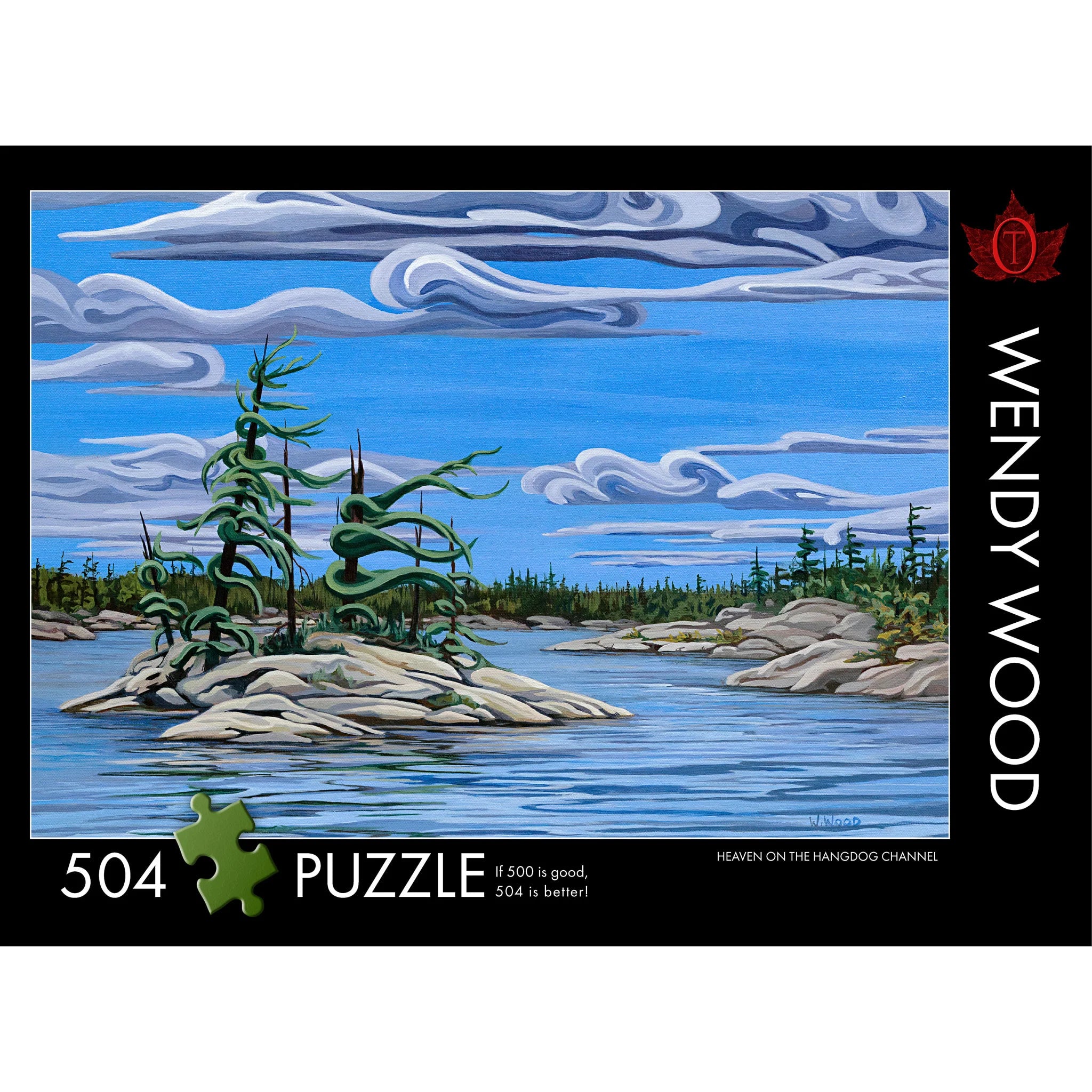 504 PIECE PUZZLE | HEAVEN ON THE HANGDOG-Puzzles-THE OCCURANCE-Coriander