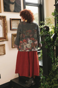 FLEECE COTTAGE CARDIGAN KIMONO JACKET | FLIGHT of FANCY-Jackets & Sweaters-MARKET OF STARS-Coriander