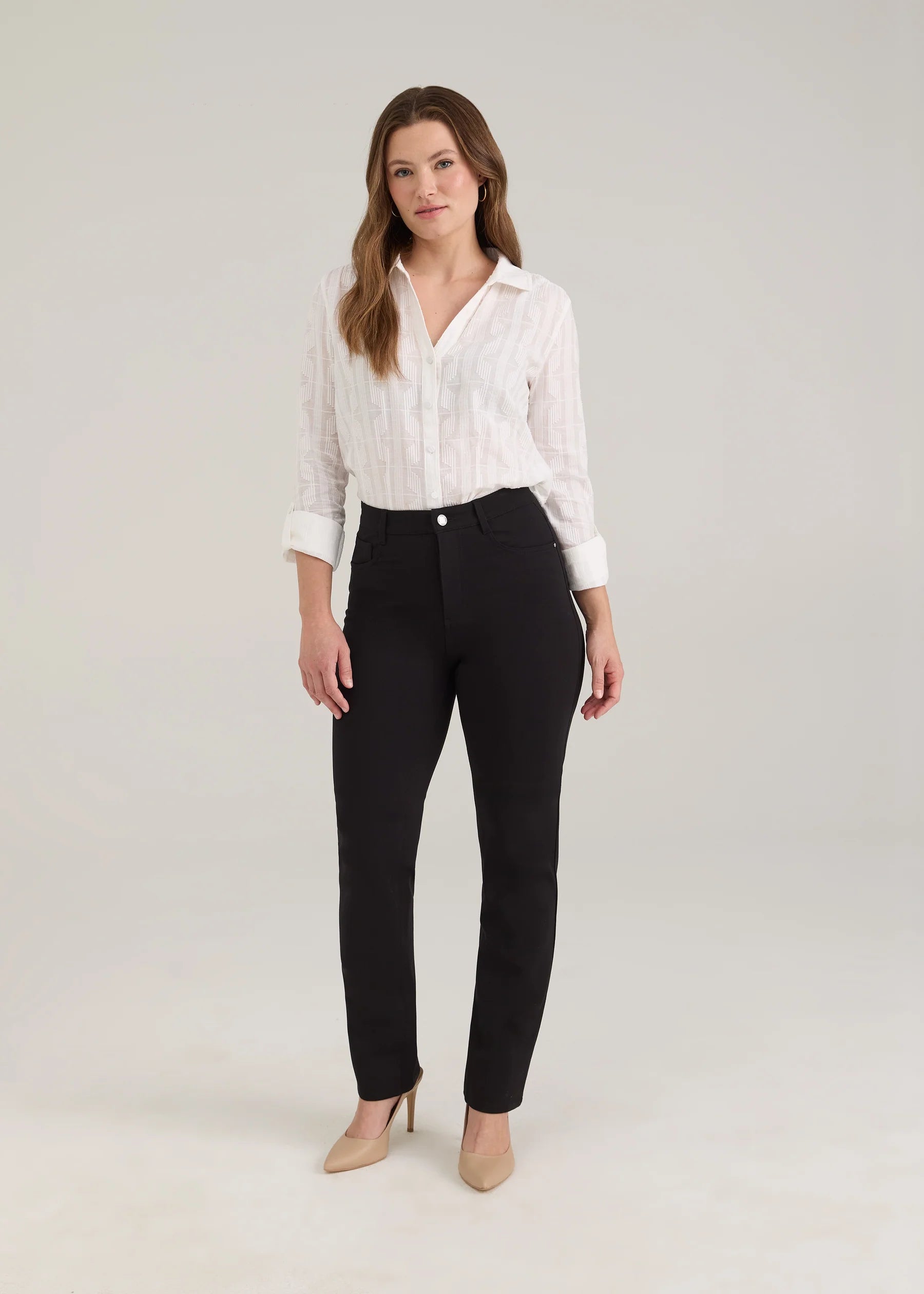 STRAIGHT LEG JEANS | SUZANNE: BLACK-Bottoms-FRENCH DRESSING JEANS-4-BLACK-Coriander