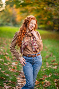 BOHEMIAN SCARF | DREAM WEAVER ZODIAC-Scarves & Wraps-MARKET OF STARS-Coriander