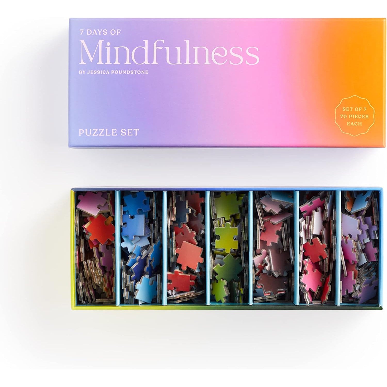 7 DAYS OF MINDFULNESS PUZZLE SET-Fun and Games-RAINCOAST-Coriander