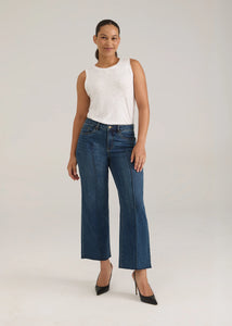 WOMEN'S DENIM | OLIVIA WIDE ANKLE: DARK WASH-Denim-FRENCH DRESSING JEANS-2-DARK WASH-Coriander