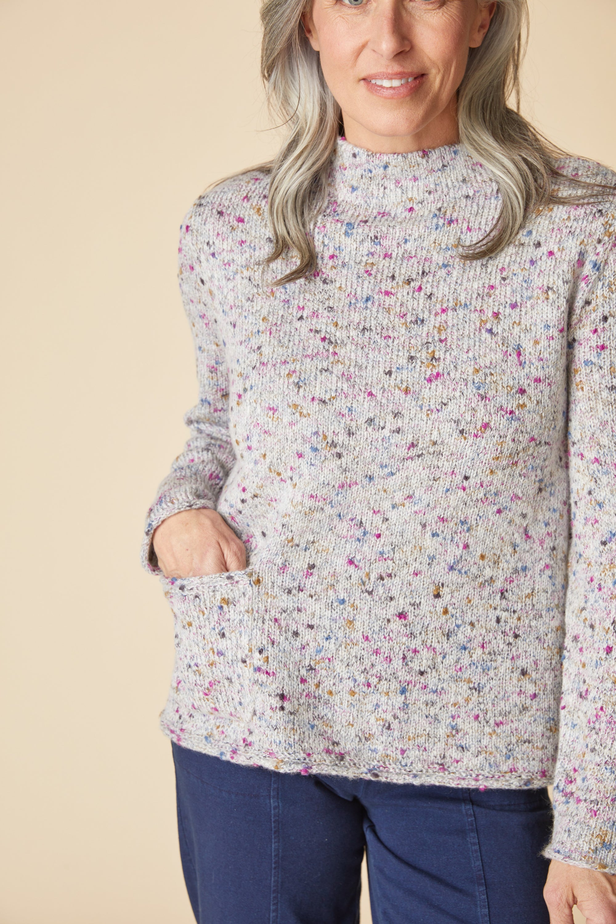 PULLOVER SWEATER | AURORA: DOVE