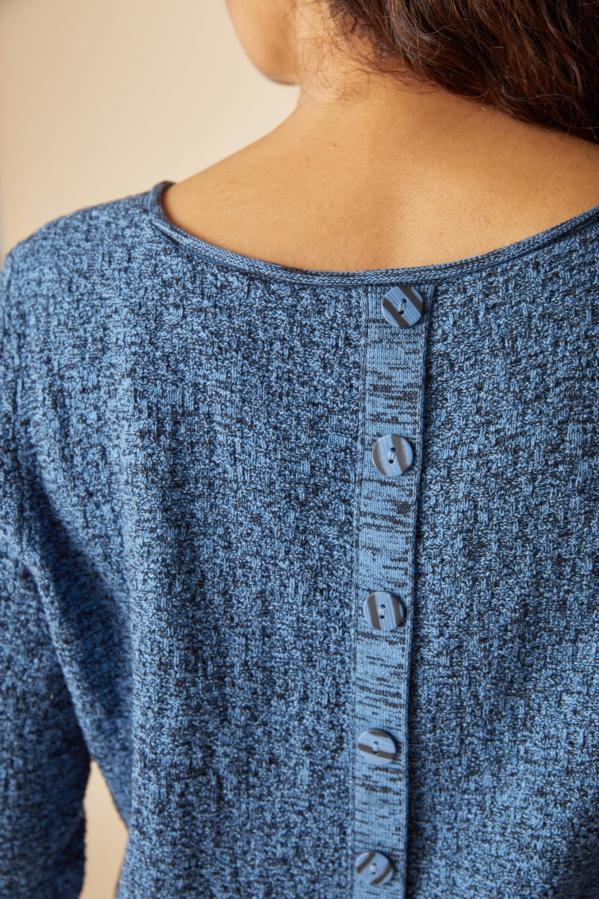 PULLOVER SWEATER | FAUX BUTTON PLACKET-Jackets & Sweaters-HABITAT-Coriander