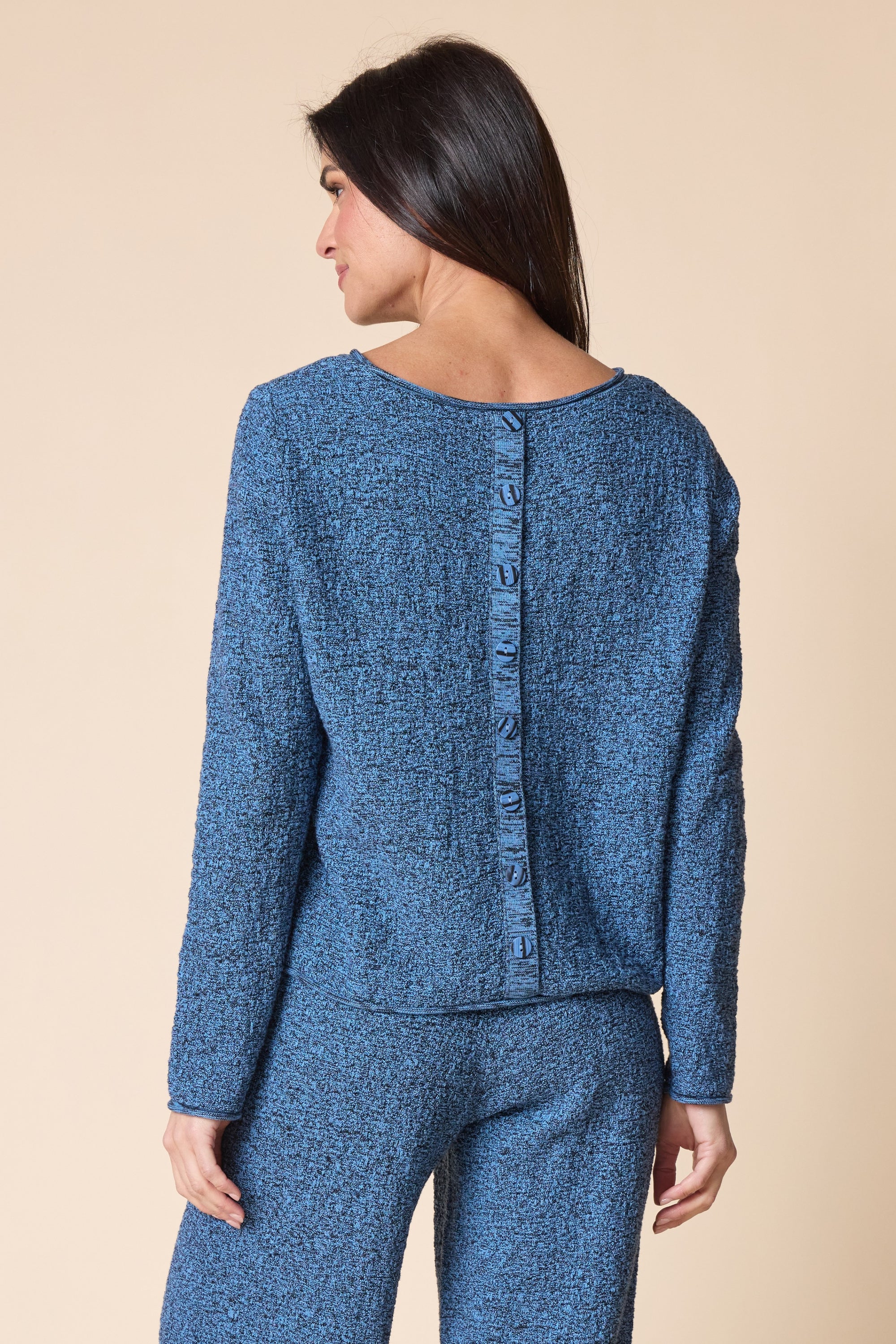 PULLOVER SWEATER | FAUX BUTTON PLACKET-Jackets & Sweaters-HABITAT-Coriander