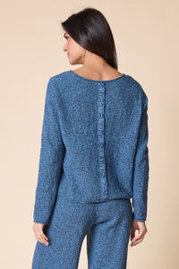 PULLOVER SWEATER | FAUX BUTTON PLACKET-Jackets & Sweaters-HABITAT-Coriander