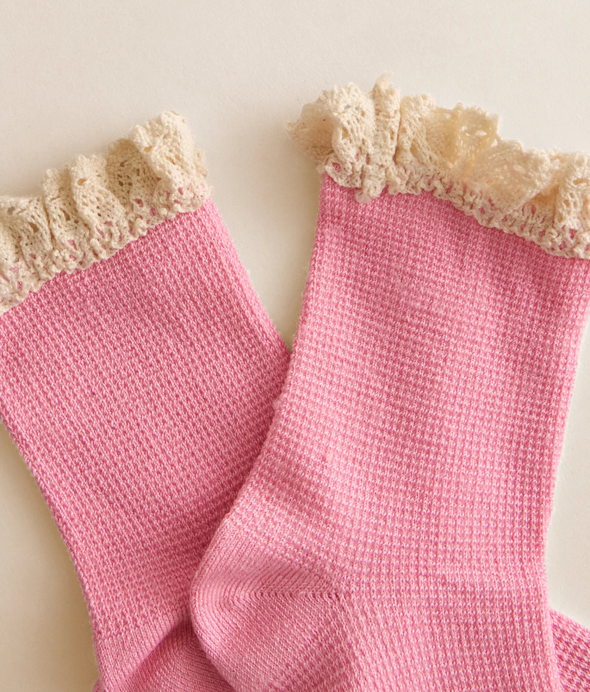 ANKLE SOCK |  BELOVED WAFFLE KNIT: BUBBLEGUM