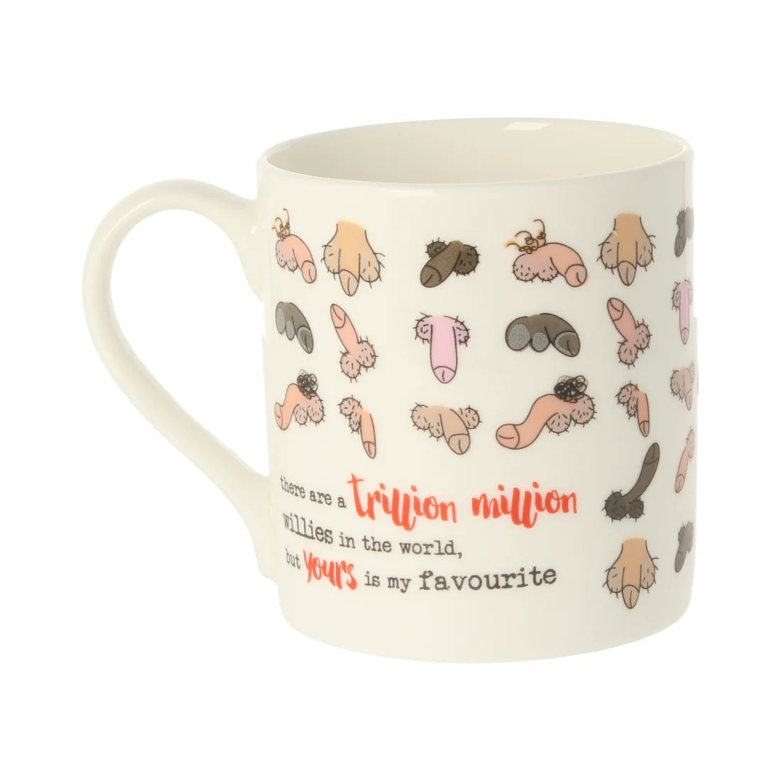 A TRILLION MILLION WILLIES MUG