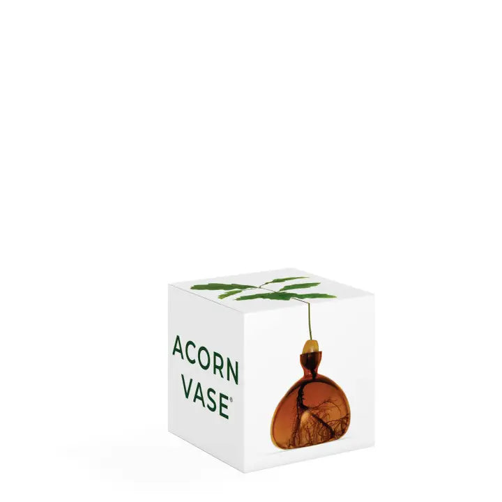 ACORN VASE | RUSSET BROWN