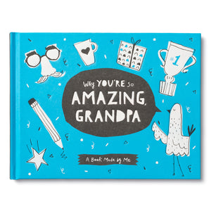 ACTIVITY BOOK | WHY YOU'RE SO AMAZING GRANDPA-Books & Stationery-COMPENDIUM-Coriander