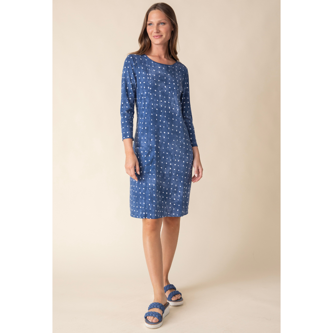 ALL DAY DRESS | TILE-Dress-HABITAT-XSMALL-INDIGO-Coriander