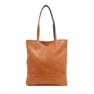 AMIA 2 in 1 REVERSIBLE TOTE-Bags & Wallets-S-Q-COGNAC-Coriander