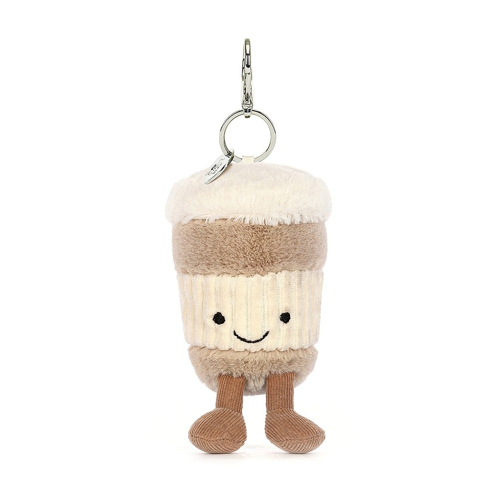 AMUSEABLE COFFEE TO GO BAG CHARM-Stuffie-JELLYCAT-Coriander