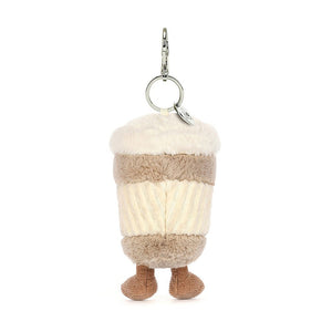 AMUSEABLE COFFEE TO GO BAG CHARM-Stuffie-JELLYCAT-Coriander