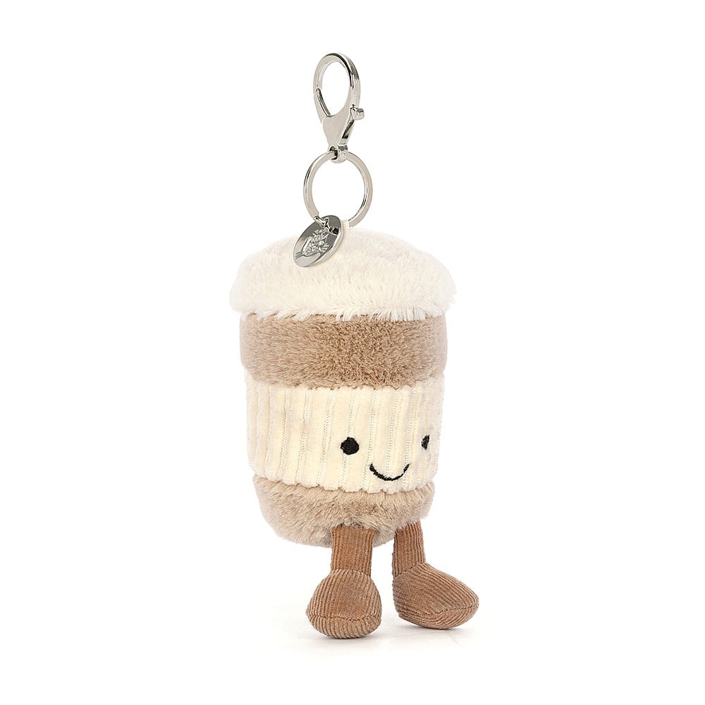 AMUSEABLE COFFEE TO GO BAG CHARM-Stuffie-JELLYCAT-Coriander