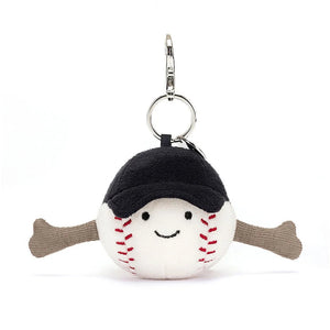 AMUSEABLE SPORTS BASEBALL BAG CHARM-Stuffies-JELLYCAT-Coriander