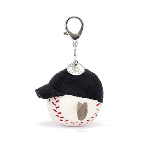 AMUSEABLE SPORTS BASEBALL BAG CHARM-Stuffies-JELLYCAT-Coriander