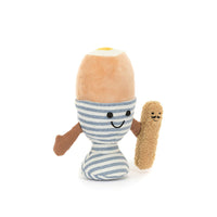 AMUSEABLES EGGETHA EGG & LANCE SOLDIER-Stuffed Animal-JELLYCAT-Coriander