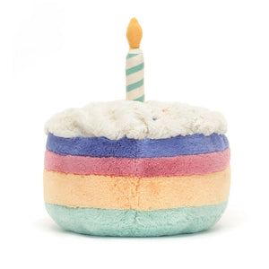 AMUSEABLES RAINBOW BIRTHDAY CAKE-Stuffies-JELLYCAT-Coriander