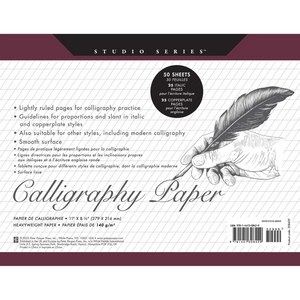 ART PAPER | CALLIGRAPHY PAPER-Books & Stationery-PETER PAUPER PRESS-Coriander