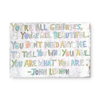 ART TILE COLLECTION 8X12 | YOU'RE ALL GENIUSES-Home-SUGARBOO-Coriander