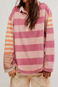 ASTER STRIPE TEE-Tops-FREE PEOPLE-XSMALL-FARM COMBO-Coriander