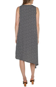 ASYMMETRICAL WRAP DRESS-Dresses-LIVERPOOL-Coriander