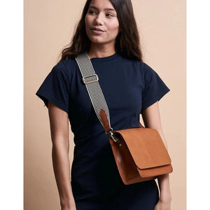 AUDREY BAG | COGNAC LEATHER (2 STRAPS)-Bags & Wallets-OH MY BAG-Coriander