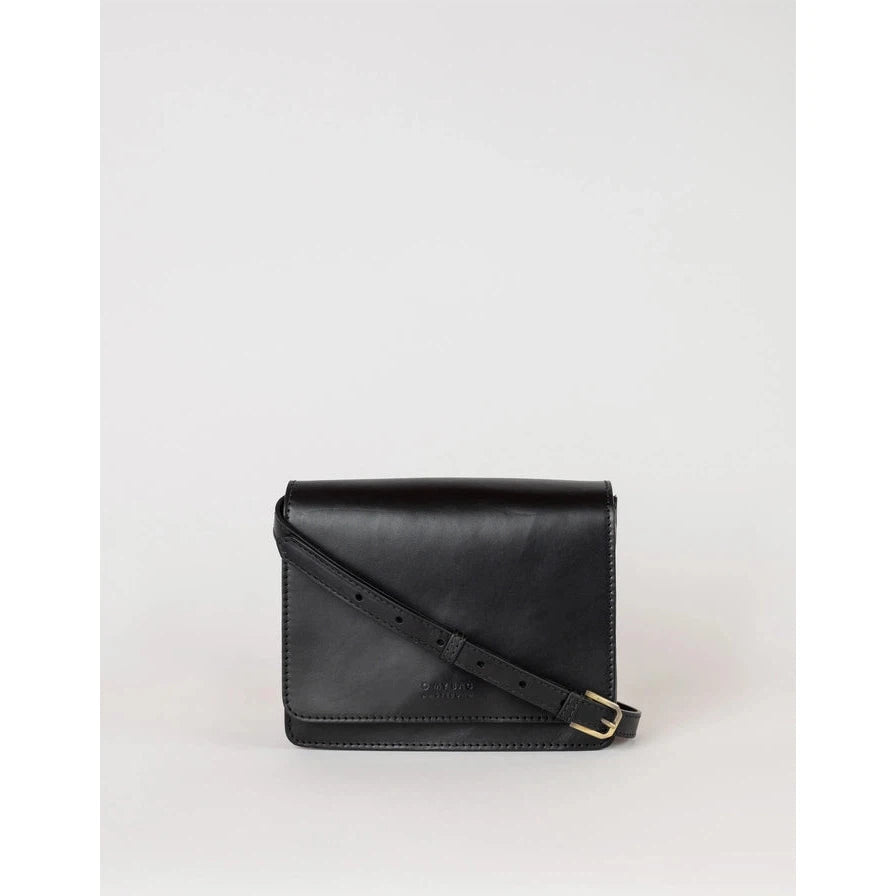 AUDREY MINI BAG | BLACK CLASSIC LEATHER-Bags & Wallets-OH MY BAG-Coriander