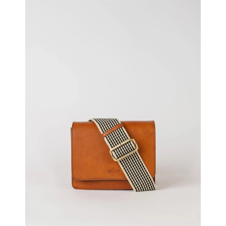 AUDREY MINI BAG | COGNAC CLASSIC LEATHER-Bags & Wallets-OH MY BAG-Coriander