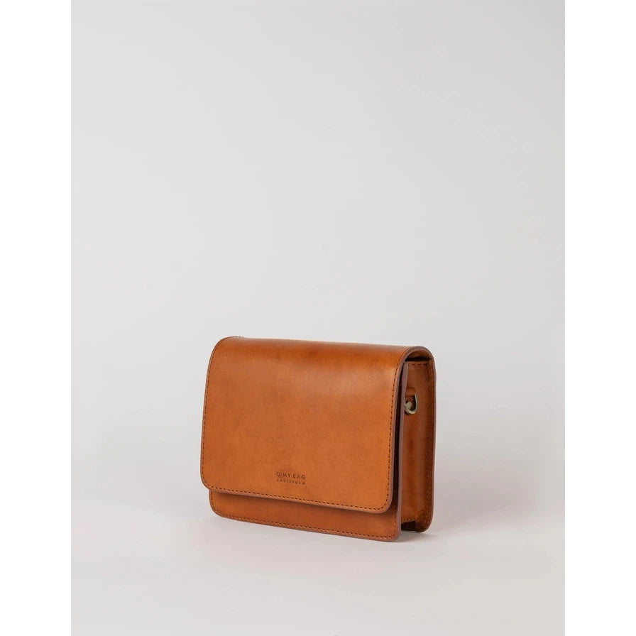 AUDREY MINI BAG | COGNAC CLASSIC LEATHER-Bags & Wallets-OH MY BAG-Coriander