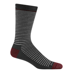 AUG 6134 MEN'S MICROSTRIPE CREW LIGHTWEIGHT-Uncategorised-DARN TOUGH-Coriander