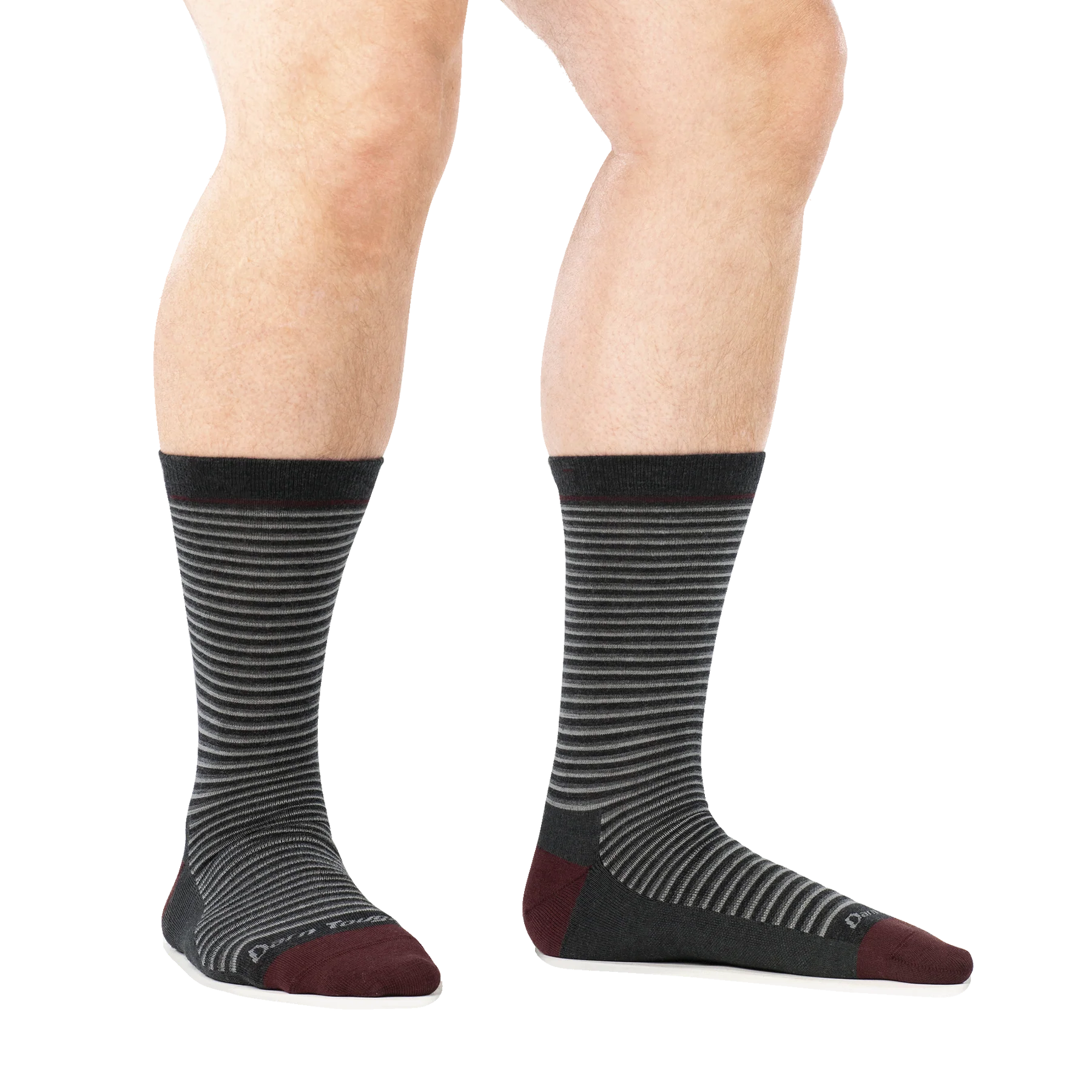 AUG 6134 MEN'S MICROSTRIPE CREW LIGHTWEIGHT-Uncategorised-DARN TOUGH-Coriander