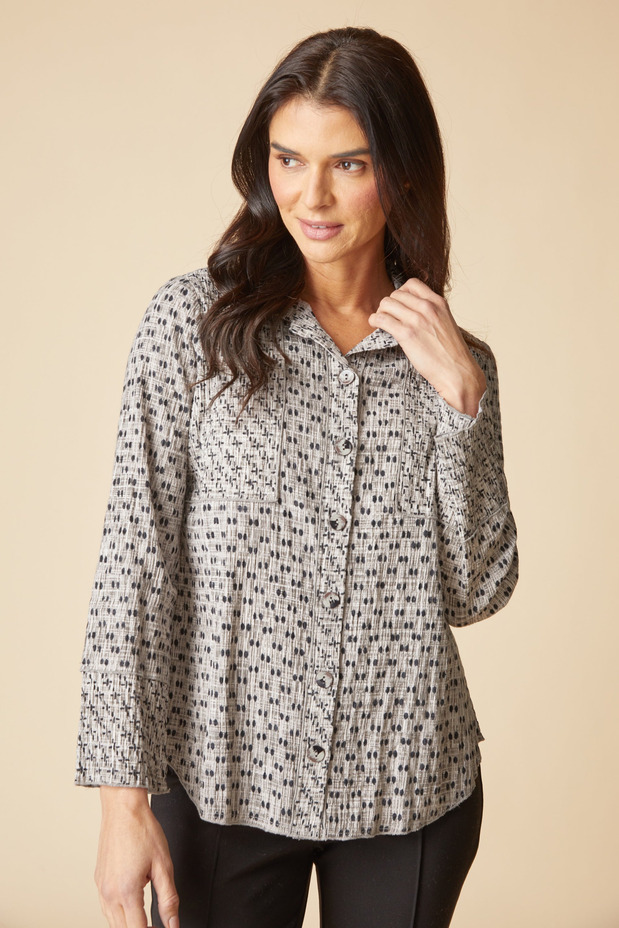 AUG H48134 SEAMED TUNIC-Uncategorised-HABITAT-Coriander