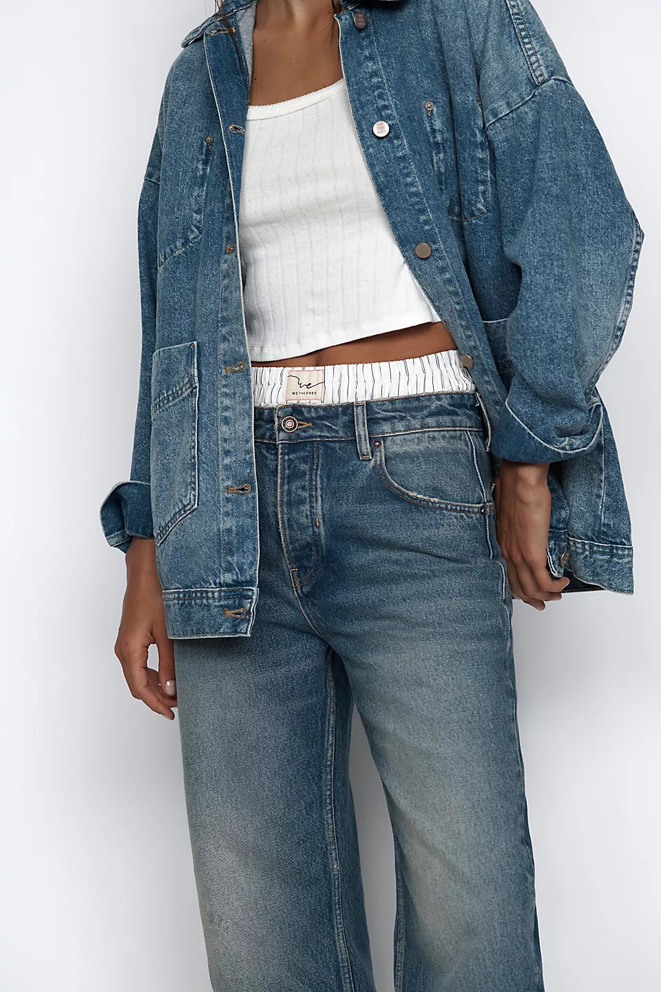 AVERY DENIM JACKET-Jackets & Sweaters-FREE PEOPLE-Coriander