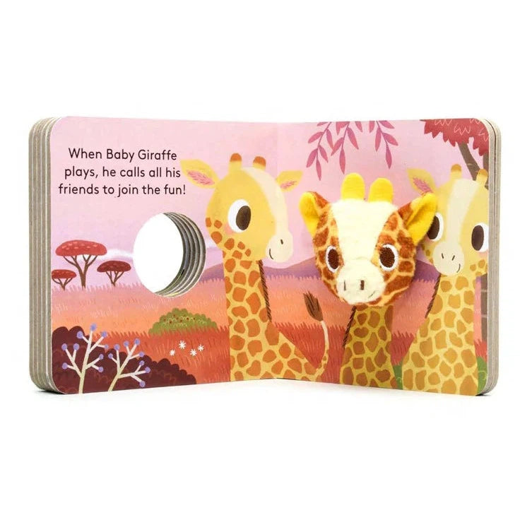 BABY GIRAFFE FINGER PUPPET BOOK-Books & Stationery-RAINCOAST-Coriander