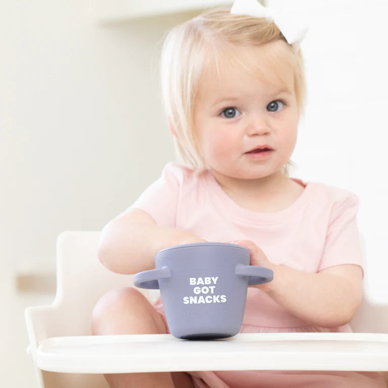 BABY GOT SNACKS HAPPY SNACKER - PLUM-Snack Holder-BELLA TUNNO-Coriander