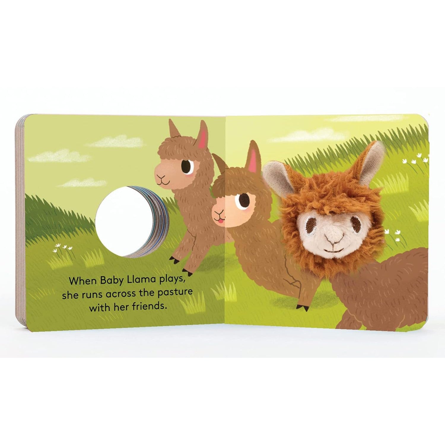 BABY LLAMA FINGER PUPPET BOOK-Books & Stationery-RAINCOAST-Coriander