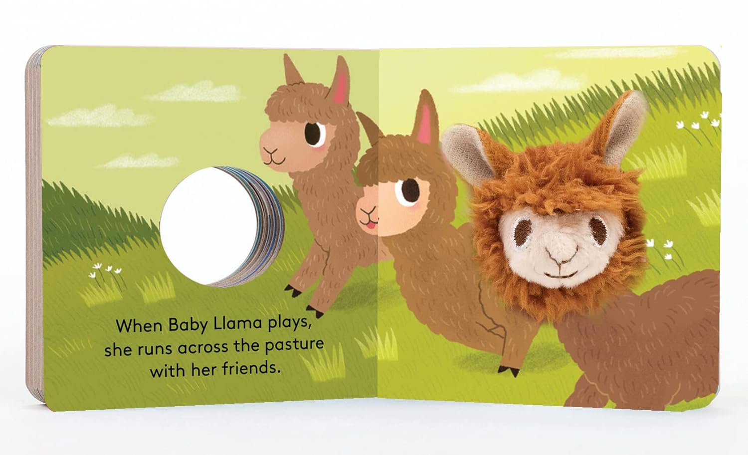 BABY LLAMA FINGER PUPPET BOOK-Books & Stationery-RAINCOAST-Coriander