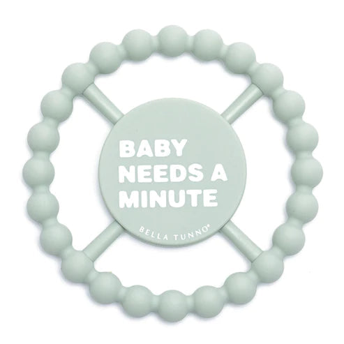 BABY NEEDS A MINUTE TEETHER | SAGE-Kids-BELLA TUNNO-Coriander