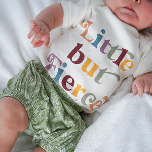 BABY ONESIE - LITTLE BUT FIERCE-Onesie-EMERSON AND FRIENDS-Coriander