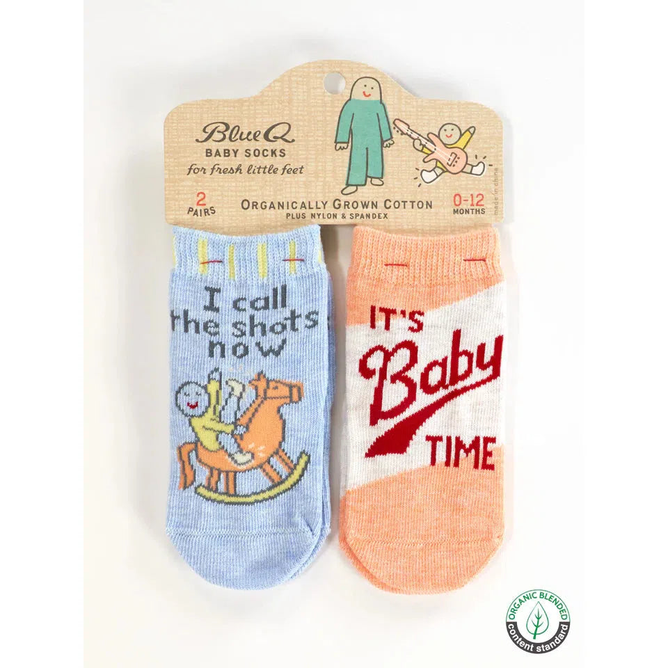 BABY SOCKS | CALL SHOTS/BABY TIME-Baby-BLUE Q-Coriander