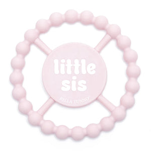 BABY TEETHER | LITTLE SIS BLUSH PINK-Teether-BELLA TUNNO-Coriander