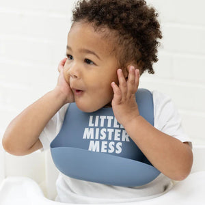 BABY WONDER BIB | LITTLE MISTER MESS-Babies & Kids-BELLA TUNNO-Coriander
