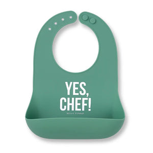BABY WONDER BIB | YES CHEF-Babies & Kids-BELLA TUNNO-Coriander