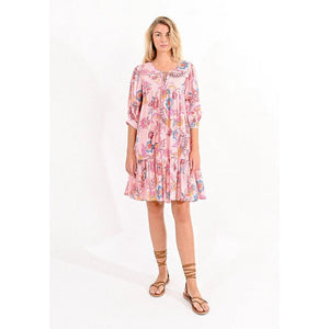 BABYDOLL DRESS-Dresses-MOLLY BRACKEN-Coriander