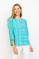 BACK BUTTON PULLOVER-Tops-HABITAT-SMALL-SEAGLASS-Coriander