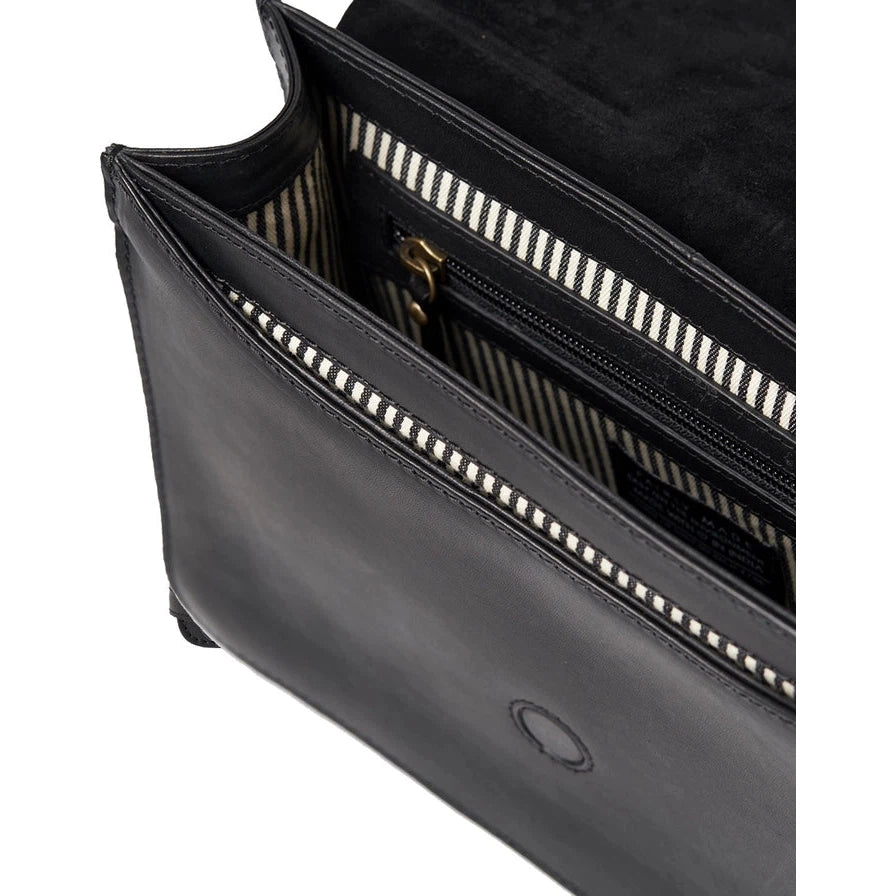BAGS | AUDREY: BLACK CLASSIC LEATHER-Bags & Wallets-OH MY BAG-Coriander