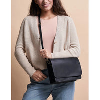 BAGS | AUDREY: BLACK CLASSIC LEATHER-Bags & Wallets-OH MY BAG-Coriander