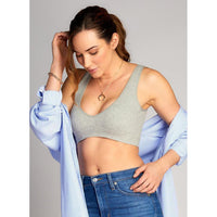 BAMBOO BRA | BRALETTE-Basic-CEST MOI-SMALL-MEDIUM-HEATHER SILVER-Coriander